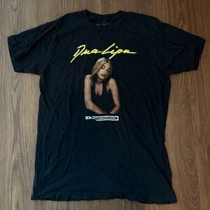 Dua Lipa Official Merch Black T-Shirt